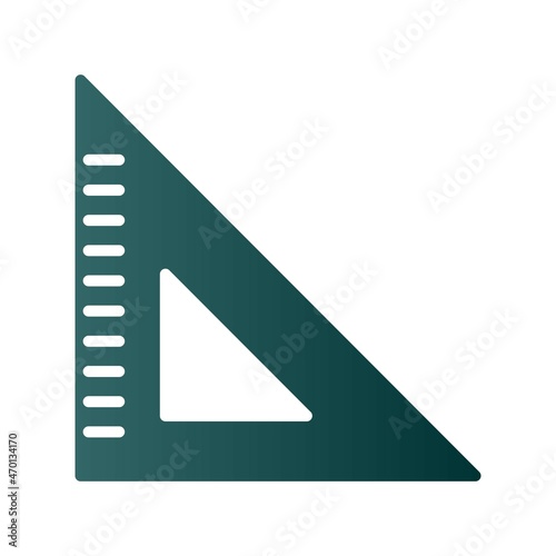 Scale Glyph Gradient Vector Icon Design photo