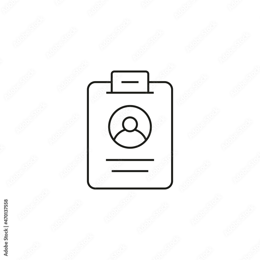 id card line style graphic design vector id card line style graphic design vector