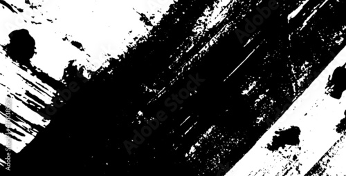 Grunge is black and white. Abstract monochrome background