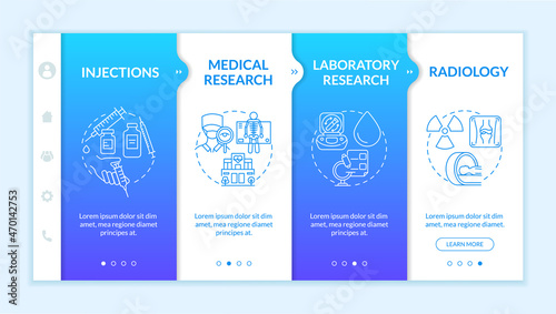 Arthritis clinic services onboarding vector template. Responsive mobile website with icons. Web page walkthrough 4 step screens. Healthcare and wellbeing color concept with linear illustrations