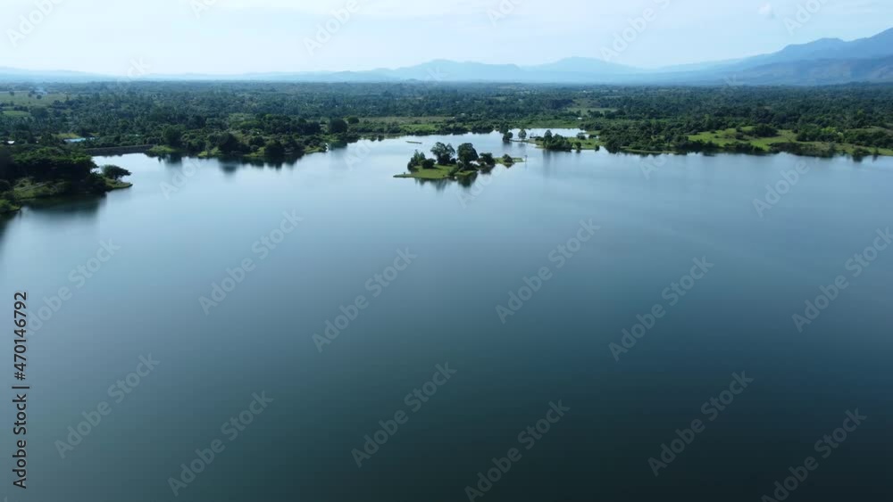 Aerial view of Keuliling Reservoir, Aceh, Indonesia. Aerial view of Keuliling Reservoir, Aceh, Indonesia.