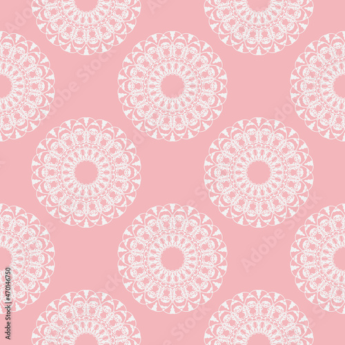 The geometric pattern with lines ,Tints of Pink Seamless pattern, Vector Seamless pattern. Repeating geometric, Seamless floral pattern.