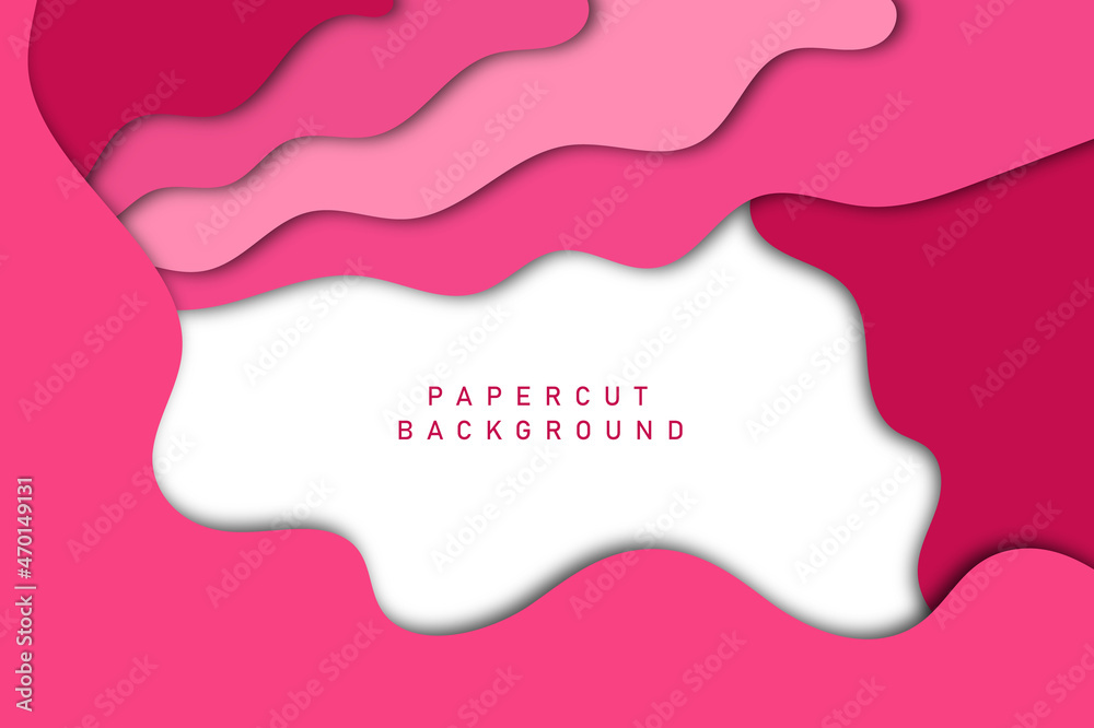 Papercut background| abstract background| Papercut pattern template