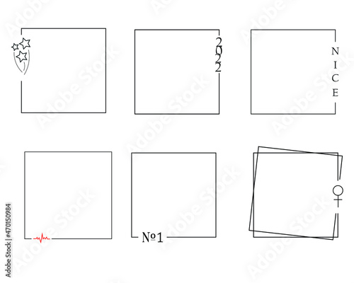 6 simple frames