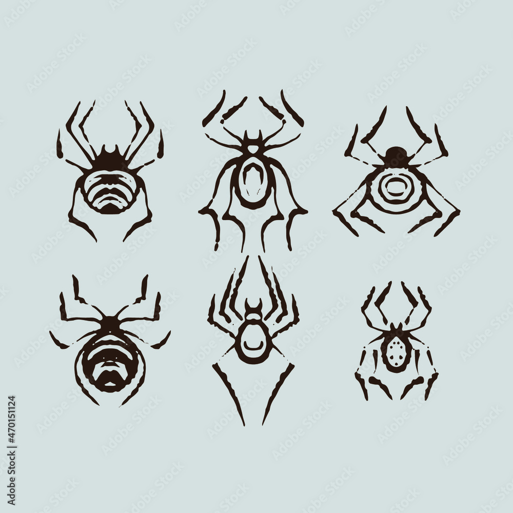 Spider hand drawn vector illustration. Spider hand drawn vector illustration.