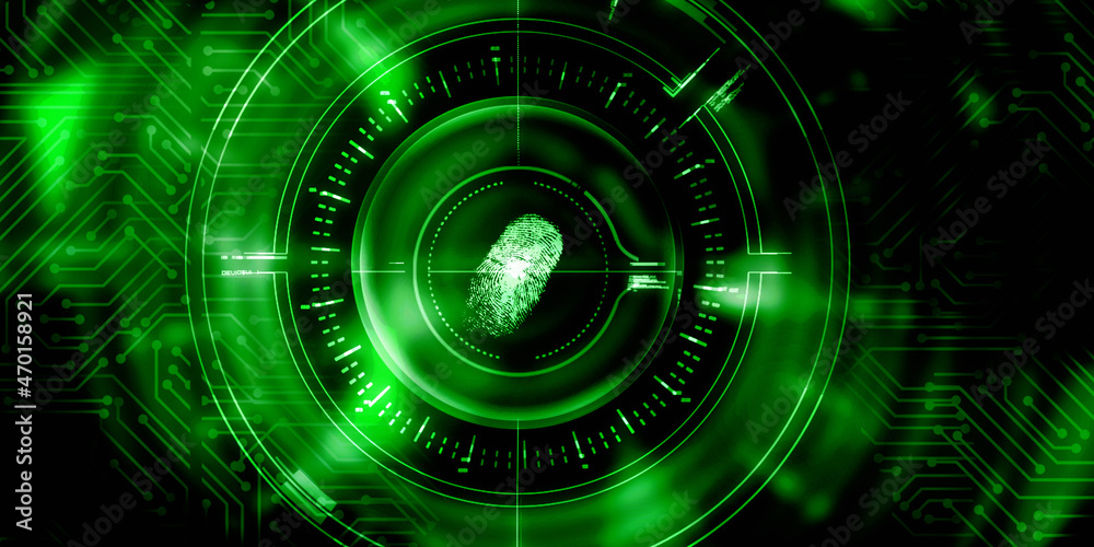 Fingerprint Scanning Technology Concept 2d Illustration
Fingerprint Scanning Technology Concept 2d Illustration