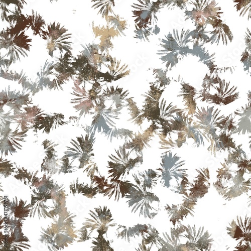 Seamless neutral and white grungy classic abstract surface pattern design for print. High quality illustration. Monochrome earth colored design with white pattern design overlay. Repeat graphic swatch