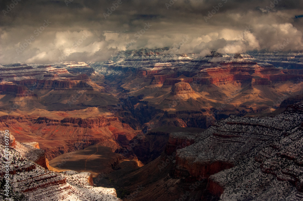 Winter Storm At The Grand Canyon