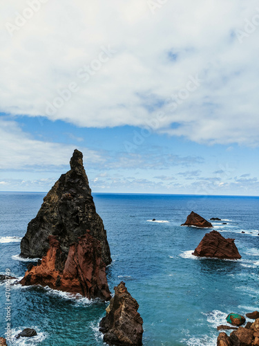 Hiking on Ponta de São Lourenço, peninsula of Madeira.