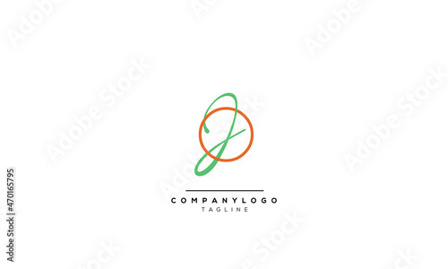 Alphabet letters Initials Monogram logo JO, JO INITIAL, JO letter