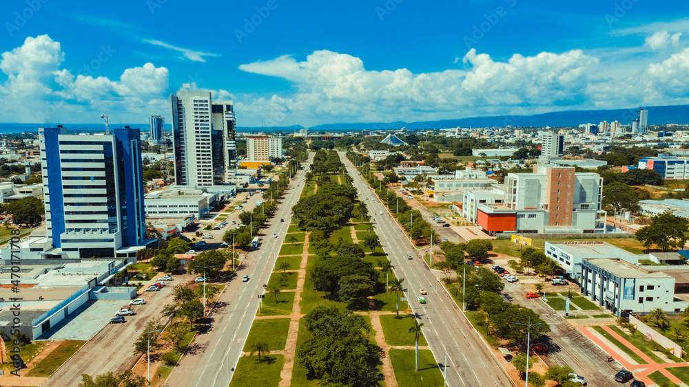 Naklejka premium Cidade de Palmas