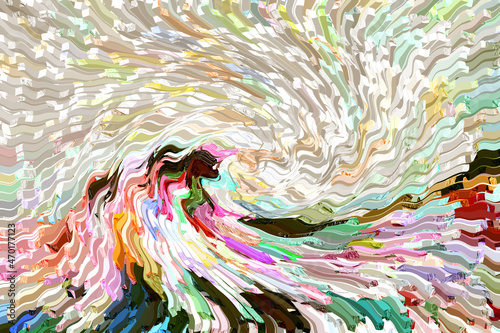 Bright Colorful Backdrop Or Background Illustration Design