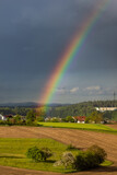 rainbow over the valleys