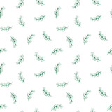 New Year set 2022 _ pattern _ twigs green and white
