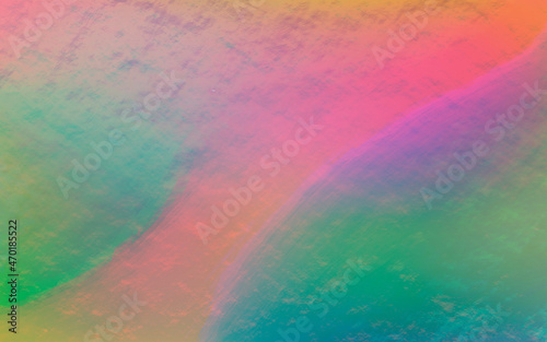 Iridescent glowing gradient mesh with texture digital art.