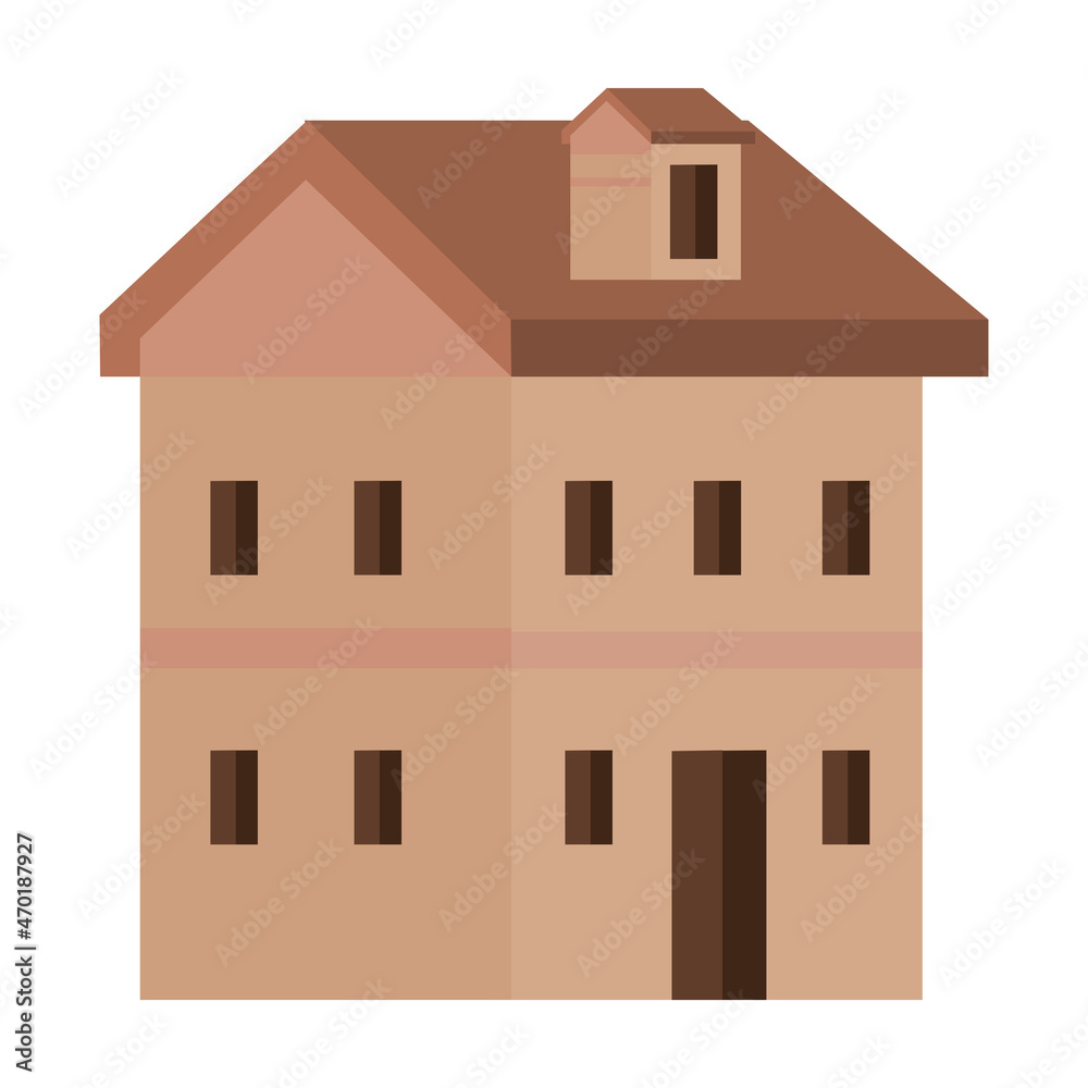 brown house facade brown house facade