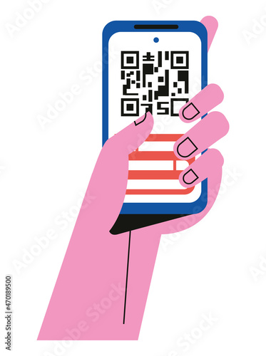 hand using smartphone