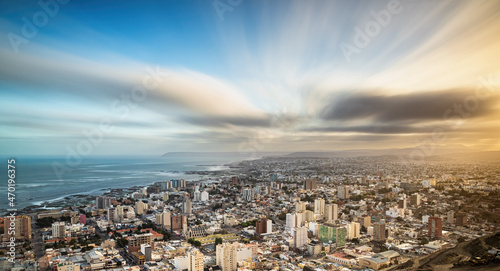 Vista panorámica de la ciudad de Comodoro Rivadavia photo