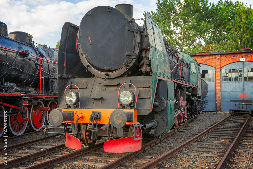 Fototapeta premium Historic steam locomotives