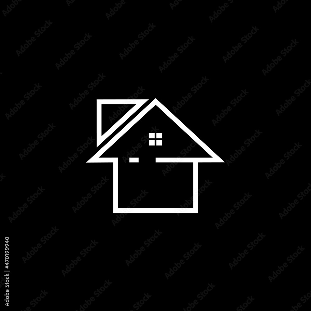 house construction logo design Vector Image house construction logo design Vector Image
