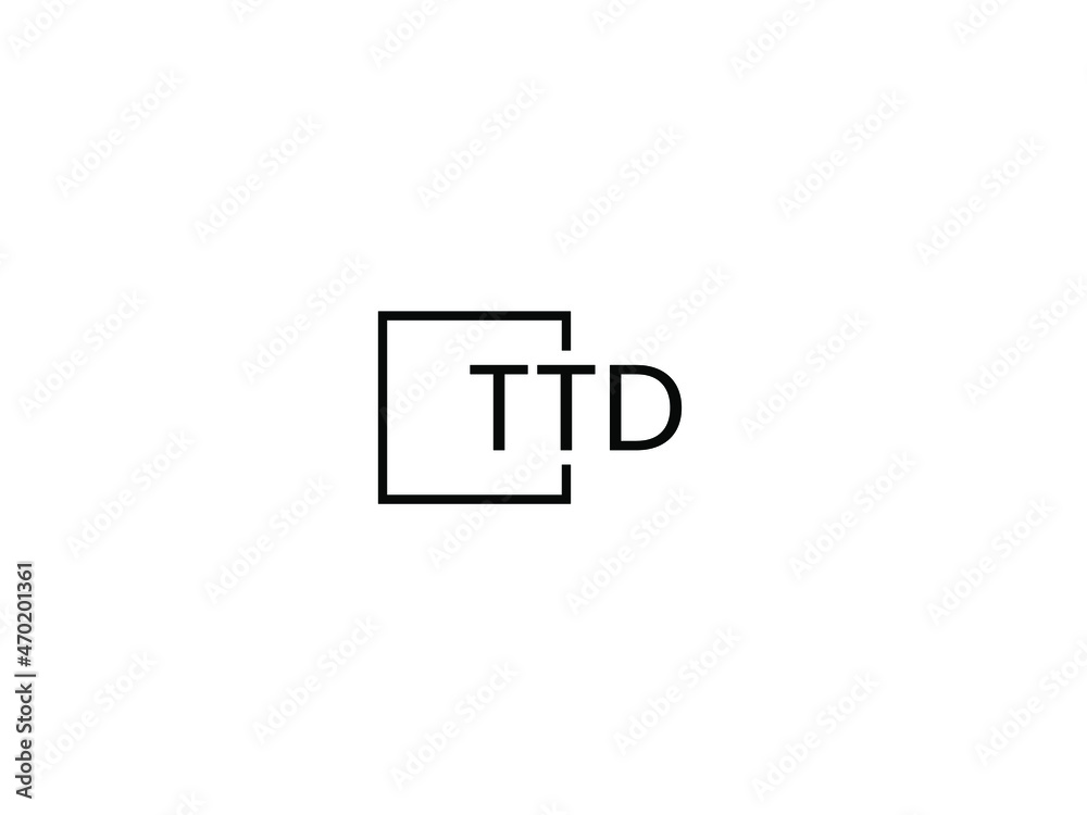TTD letter initial logo design vector illustration TTD letter initial logo design vector illustration