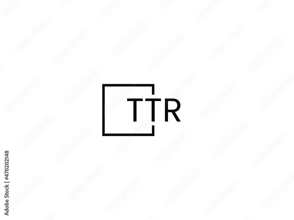 TTR letter initial logo design vector illustration TTR letter initial logo design vector illustration