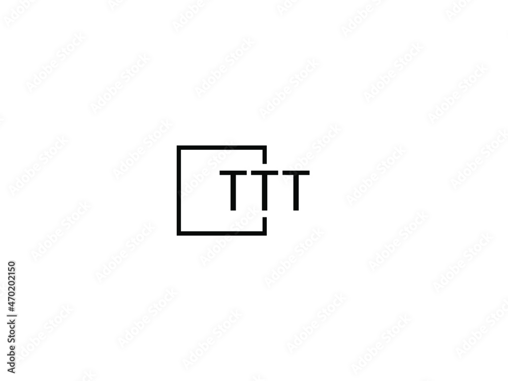 TTT letter initial logo design vector illustration TTT letter initial logo design vector illustration