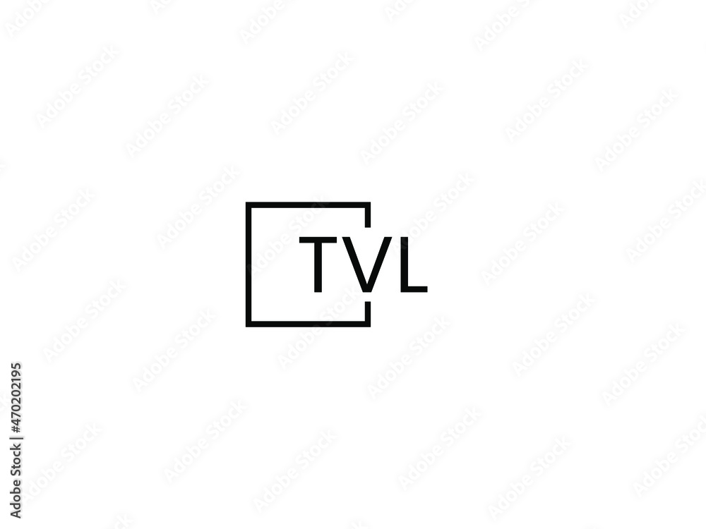 TVL letter initial logo design vector illustration TVL letter initial logo design vector illustration