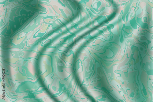 Elegant abstract silk texture with cloth wavy folds