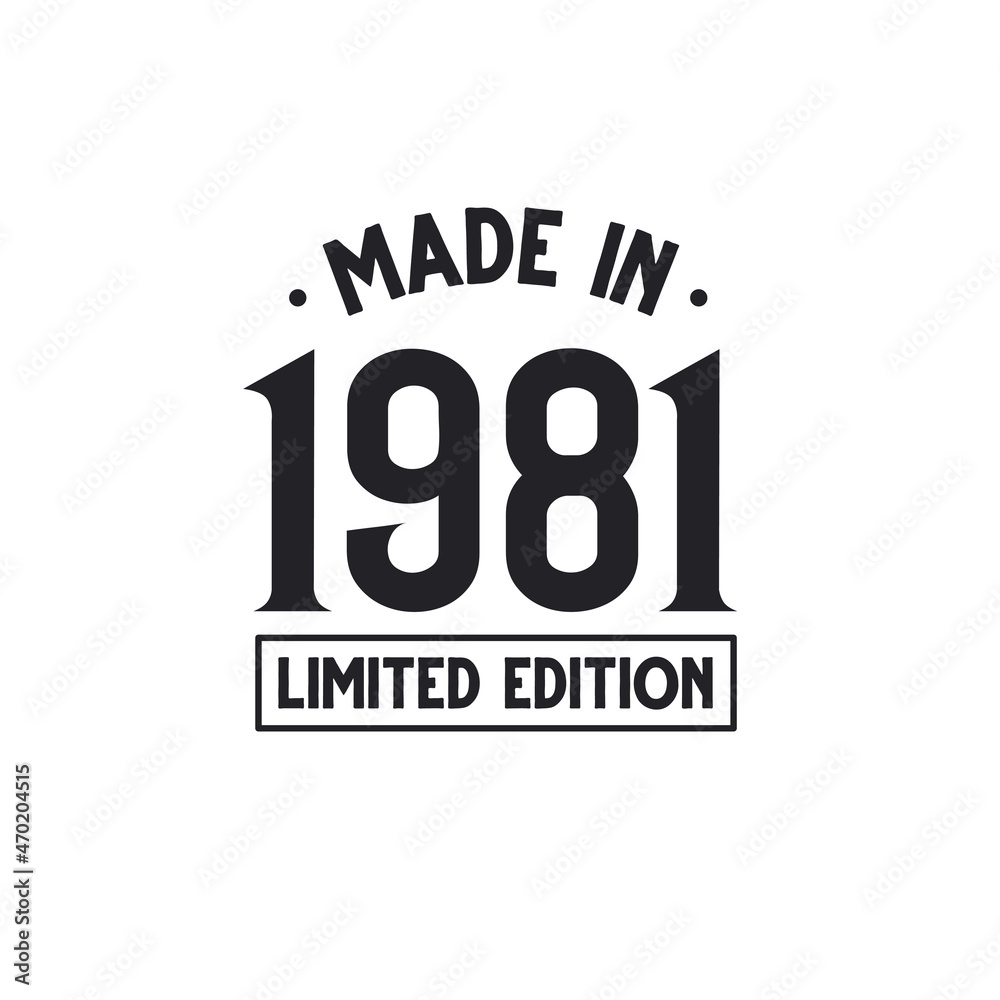 Made in 1982 Limited Edition