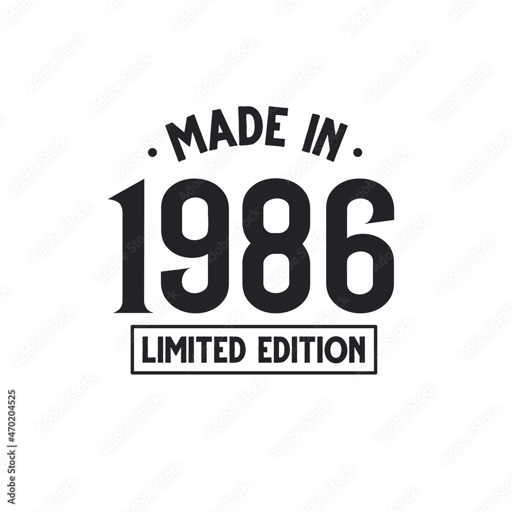 Made in 1987 Limited Edition