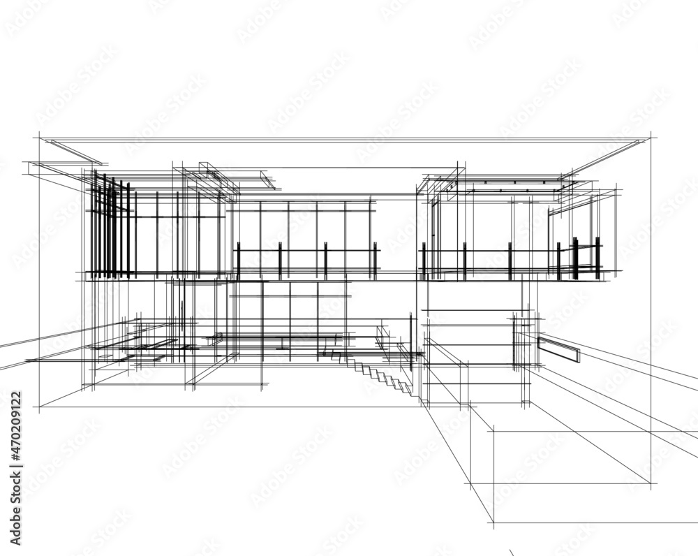 building architecture design 3d graphic illustration building architecture design 3d graphic illustration