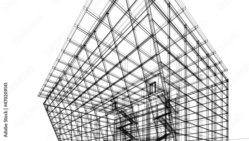 architecture design digital vector illustration architecture design digital vector illustration