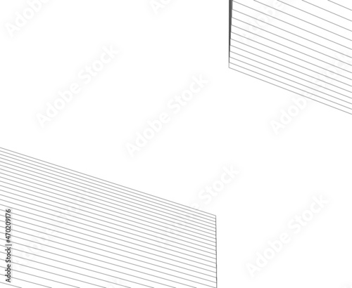 architecture design digital vector illustration