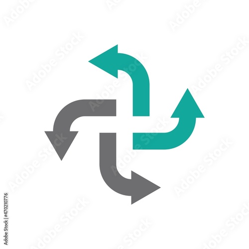 Medical arrow logo template Free Download Medical arrow logo template - GFXLoad