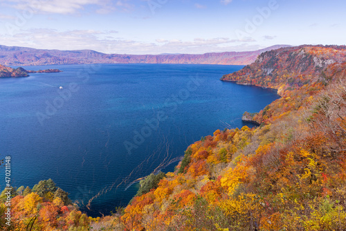 lake and mountains