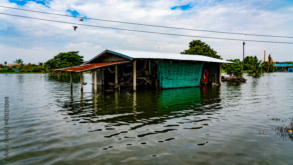 Obraz premium Floods in Thailand