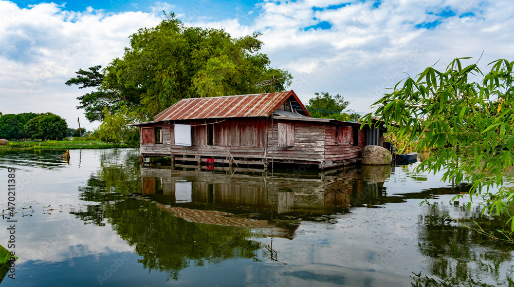 Obraz premium Floods in Thailand