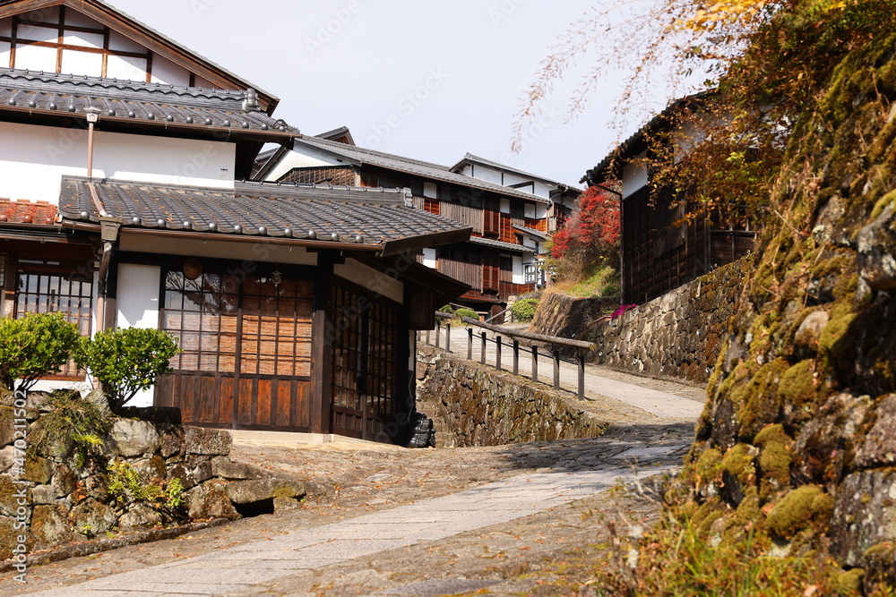 中山道　馬籠宿（岐阜県中津川市）