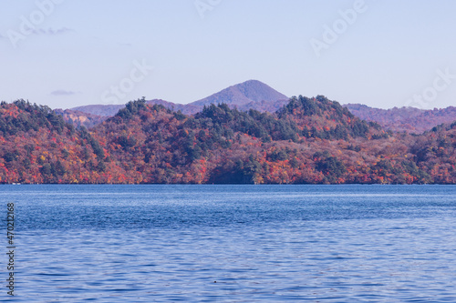 lake and mountains