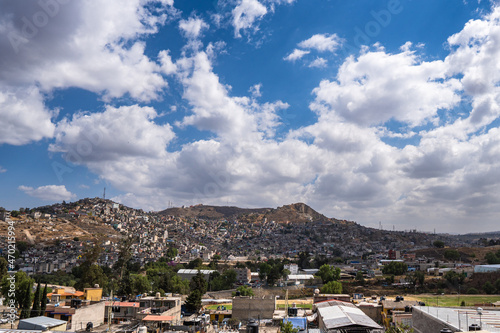 Paisaje de pueblo de Naucalpan en el estado de México - Praderas de san mateo photo