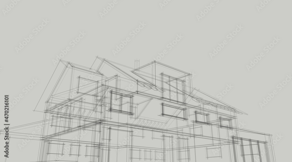 house sketch architectural design