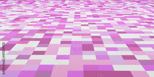abstract background Square Pixel 3d Illustration