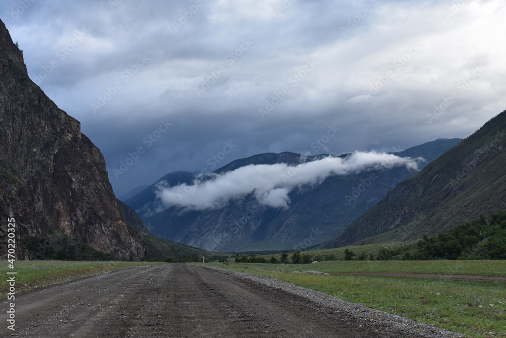 road in mountains