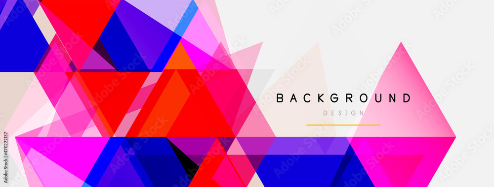 Mosaic triangles geometric background. Techno or business concept, pattern for wallpaper, banner, background, landing page Mosaic triangles geometric background. Techno or business concept, pattern for wallpaper, banner, background, landing page