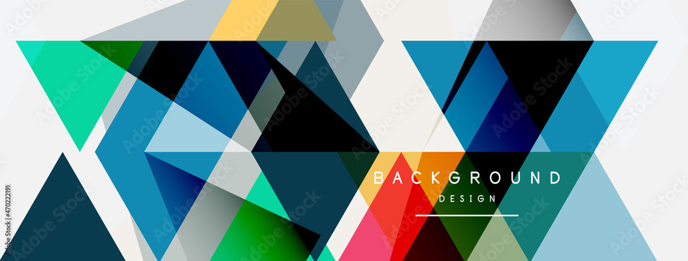 Mosaic triangles geometric background. Techno or business concept, pattern for wallpaper, banner, background, landing page Mosaic triangles geometric background. Techno or business concept, pattern for wallpaper, banner, background, landing page