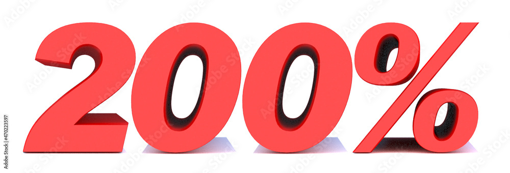200 Percent off 3d Sign on White Background, Special Offer 200% Discount Tag, Sale Up to 200 Percent Off,big offer, Sale, Special Offer Label, Sticker, Tag, Banner, Advertising, offer Icon 200 Percent off 3d Sign on White Background, Special Offer 200% Discount Tag, Sale Up to 200 Percent Off,big offer, Sale, Special Offer Label, Sticker, Tag, Banner, Advertising, offer Icon