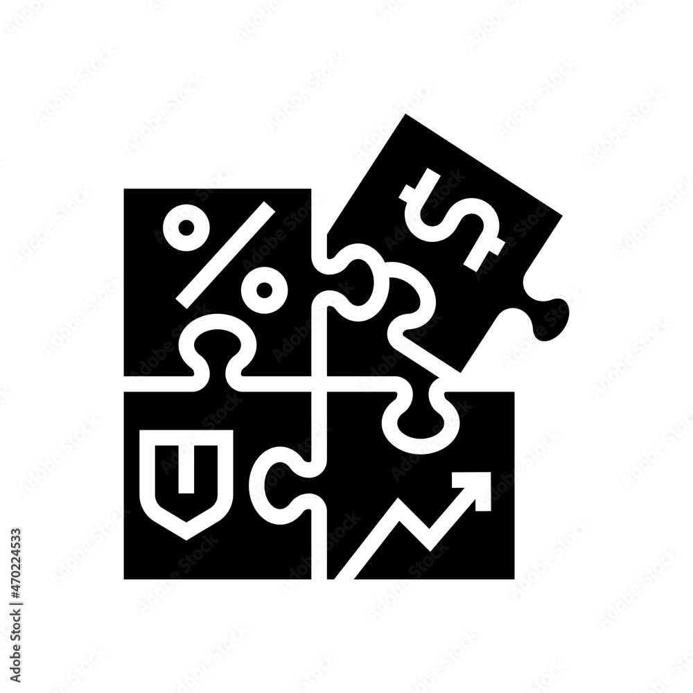 puzzle for create business glyph icon vector. puzzle for create business sign. isolated contour symbol black illustration puzzle for create business glyph icon vector. puzzle for create business sign. isolated contour symbol black illustration