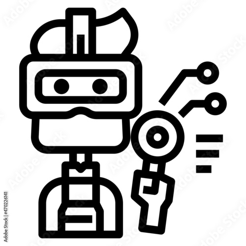 analyst line icon