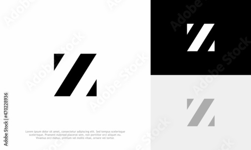 Letter Z logo. Icon design. Template elements. Geometric abstract logos